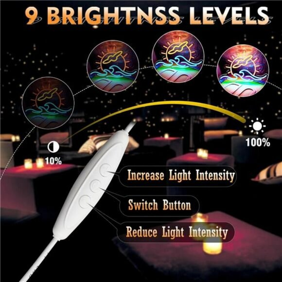 Sunset Neon Sign Seabird Wave LED Wall Light Bedroom Party Bar Wedding Decor - Picture 3 of 7